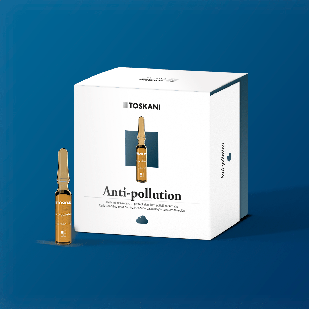 Serum Anti-pollution de Toskani – Caja 15 ampollas de 2ml